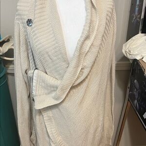 Elegant Cream Women's Cardigan